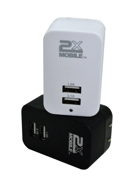 Wall AC Adapter to USB Charger 2xMobile